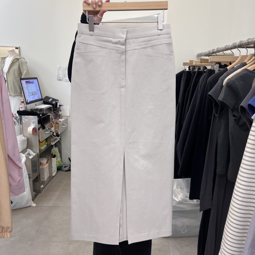 MOIBLE韓國直郵東大門代購女裝新款25春夏休閑半身裙中短裙MOIBLE半身裙/中短裙