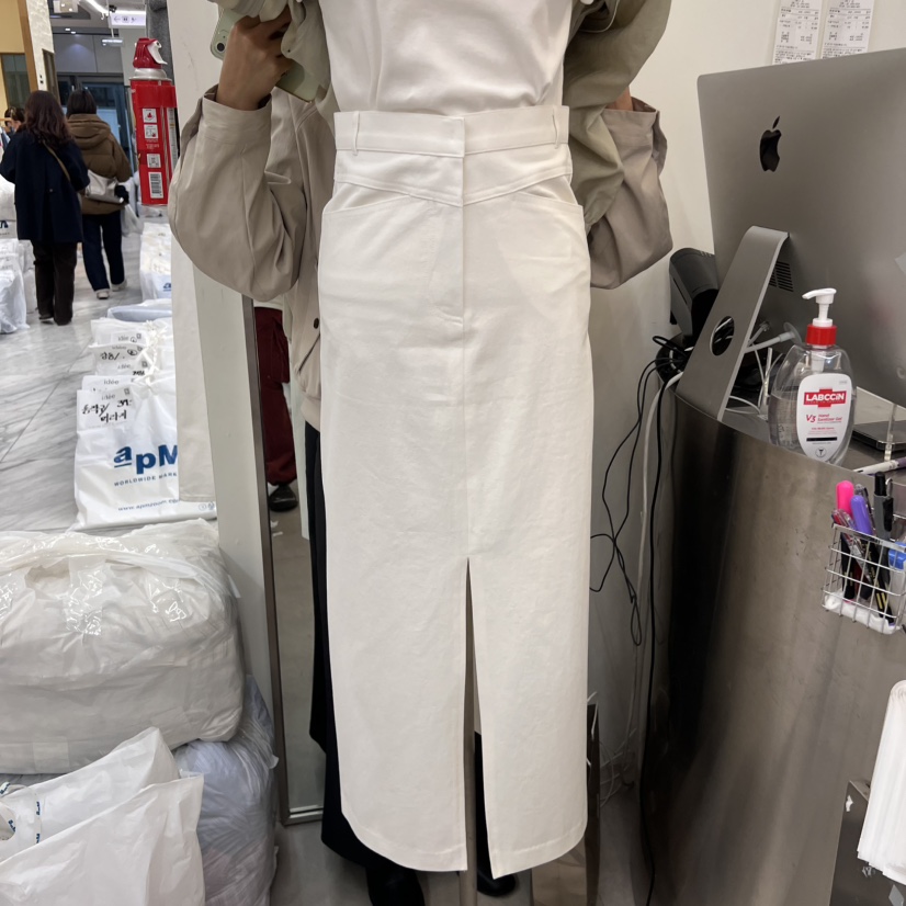 MOIBLE韓國直郵東大門代購女裝新款25春夏休閑半身裙中短裙MOIBLE半身裙/中短裙圖色2