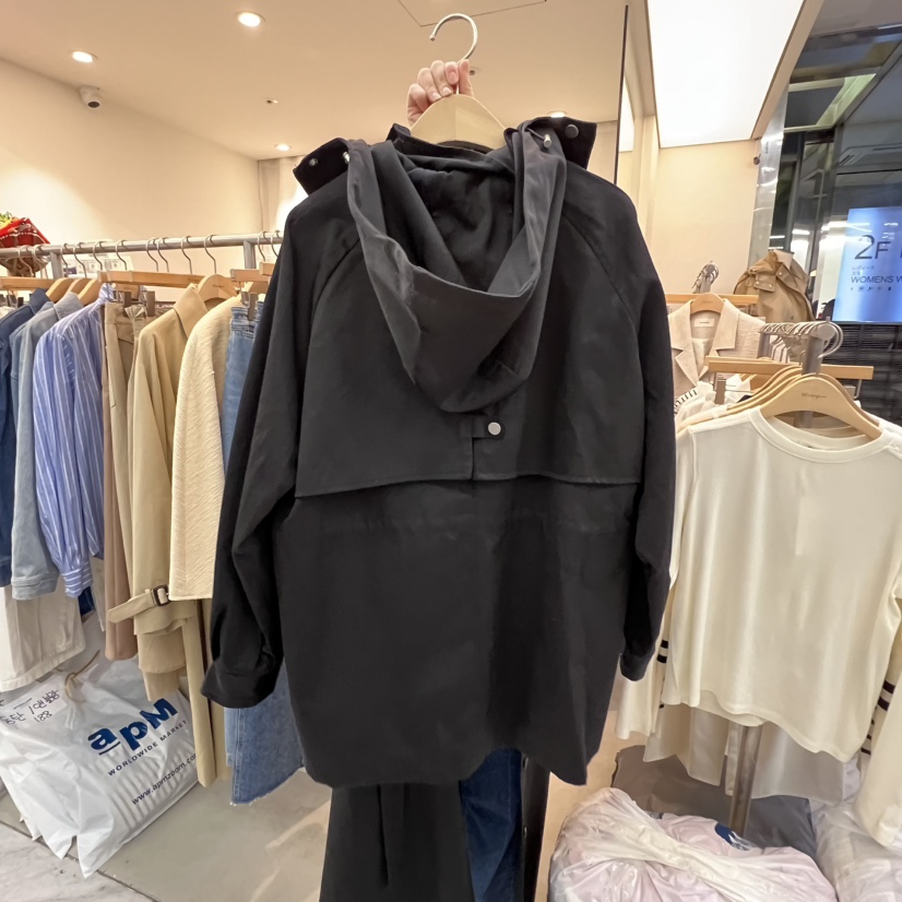 AFTERGLOW韓國直郵東大門代購女裝新款推薦25春夏真品夾克連帽AFTERGLOW夾克