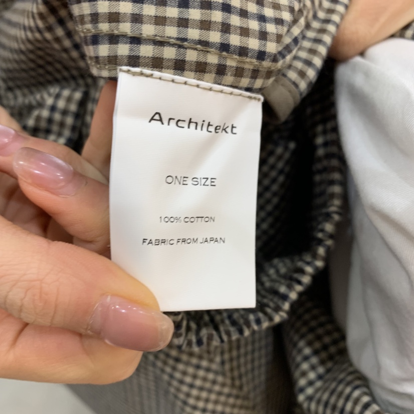 ARCHITEKT韓國直郵女裝新款真品休閑熱賣推薦25春夏夾克格紋ARCHITEKT夾克