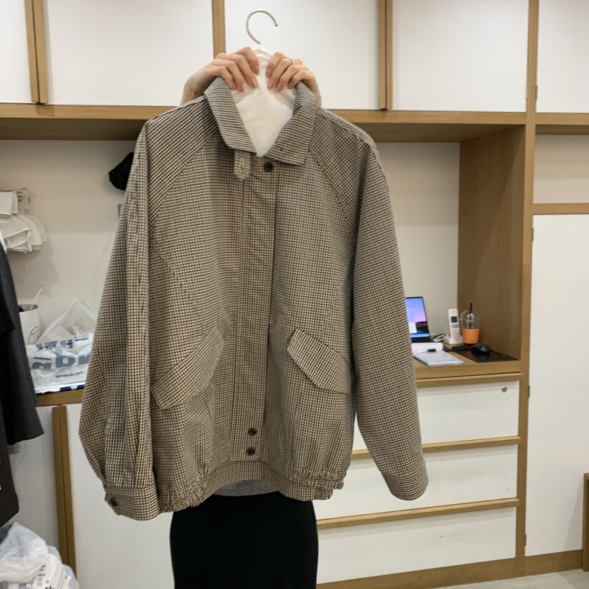ARCHITEKT韓國直郵女裝新款真品休閑熱賣推薦25春夏夾克格紋ARCHITEKT夾克圖色1