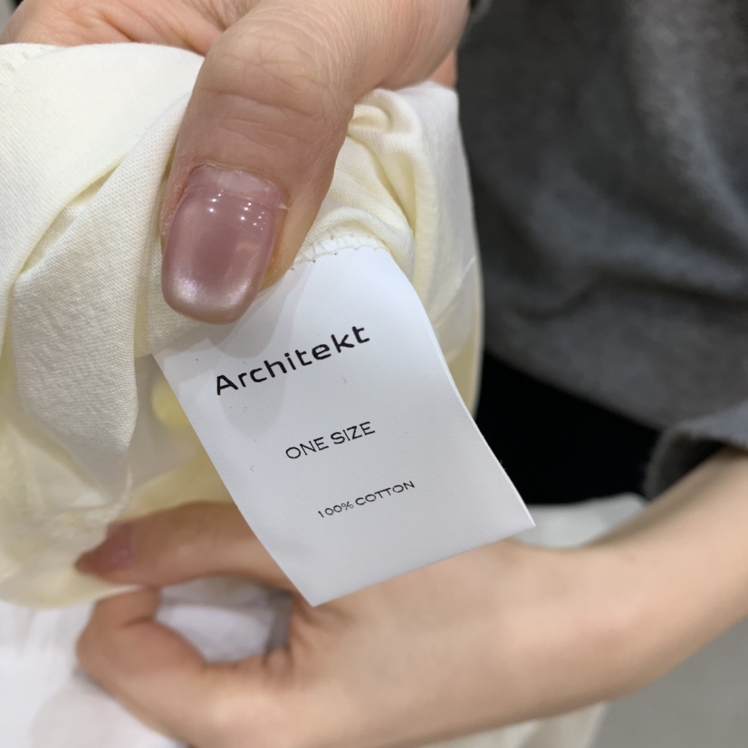 ARCHITEKT韓國直郵女裝新品推薦休閑真品25春夏人氣T恤圓領ARCHITEKTT恤