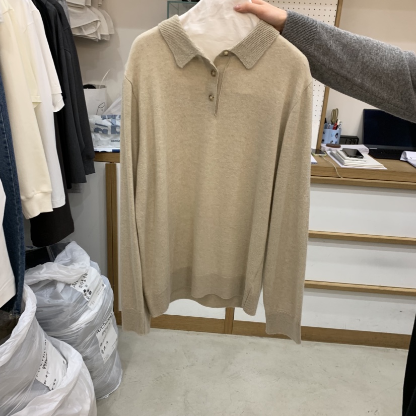 ARCHITEKT韓國直郵東大門實拍女裝新品時尚人氣針織衫羊毛亞麻ARCHITEKT針織衫