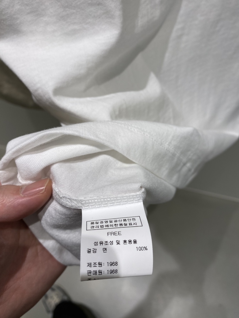 1968韓國直郵女裝新品真品25春夏時尚休閑熱賣推薦職業人氣T恤1968/YEOUYAT恤