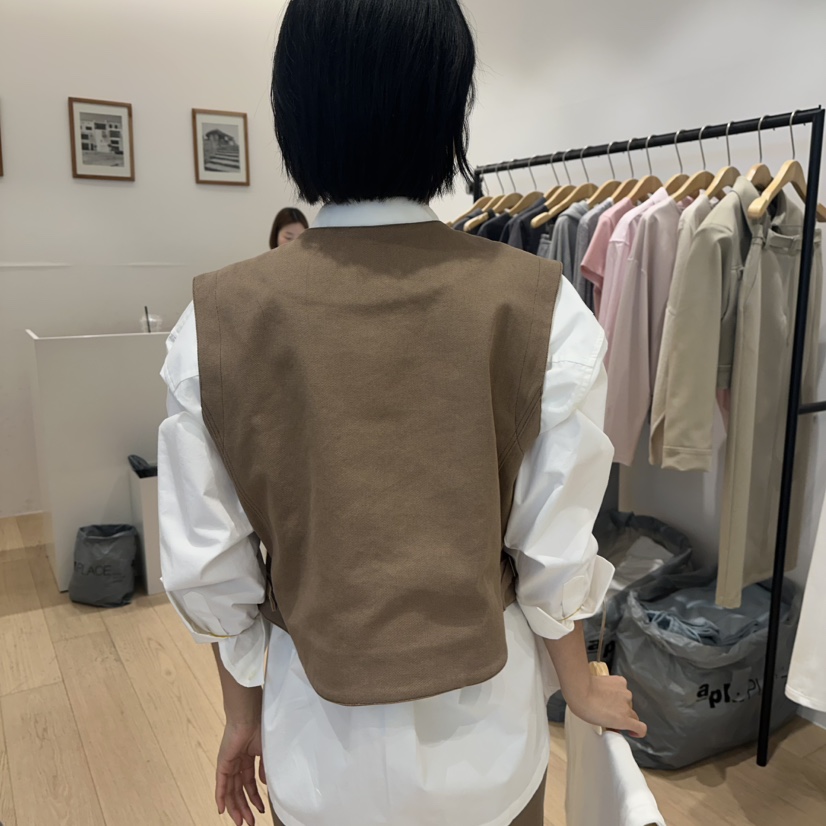 OVU韓國直郵女裝新款職業25春夏熱賣休閑推薦真品時尚人氣馬甲AGO馬甲