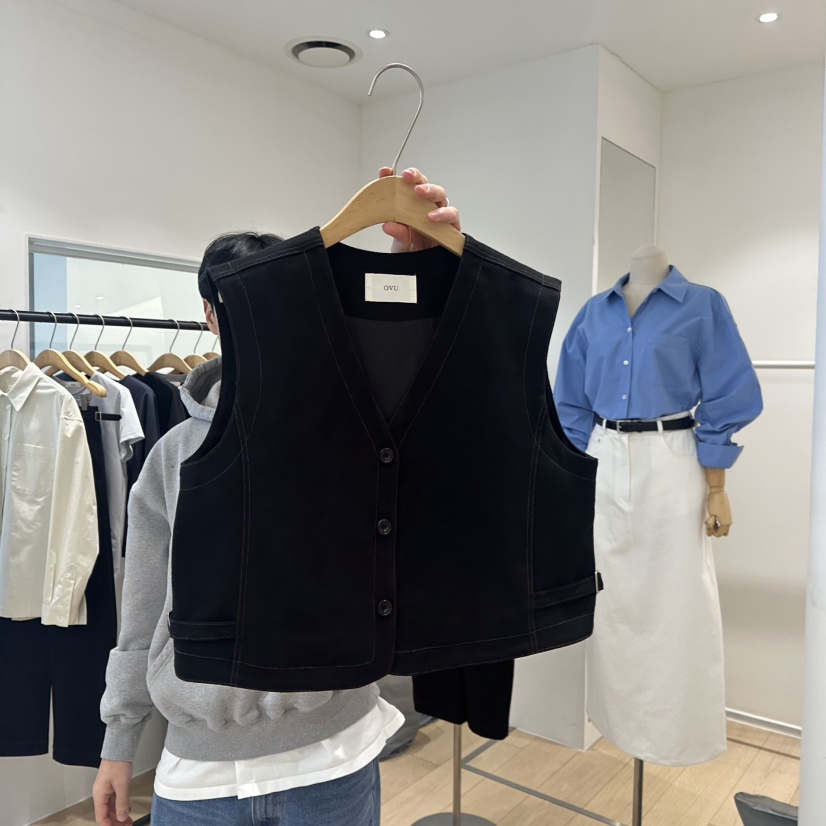 OVU韓國直郵女裝新款職業25春夏熱賣休閑推薦真品時尚人氣馬甲AGO馬甲圖色3