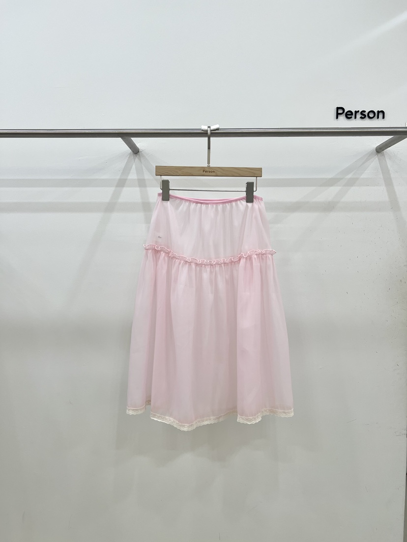 PERSON直郵韓國代購女裝新品職業熱賣25春夏真品休閑時尚長裙PERSON長裙圖色2