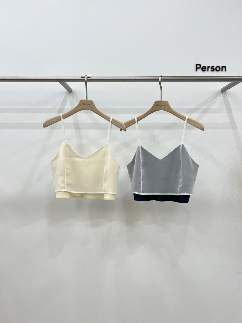 PERSON韓國直郵東大門代購女裝新款熱賣休閑時尚職業吊帶背心PERSON吊帶/背心