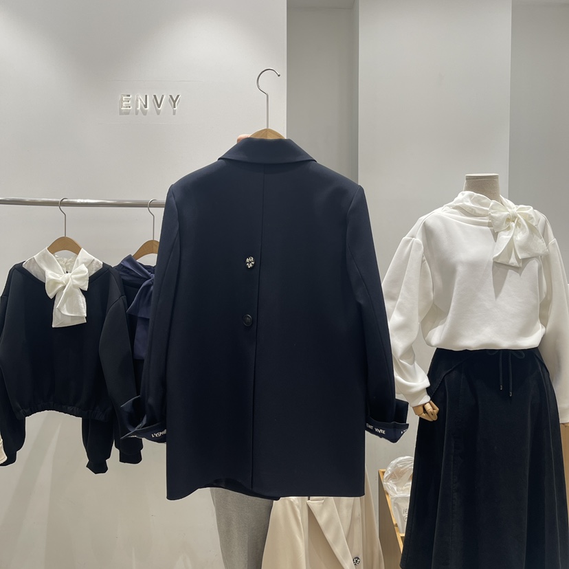 ENVY韓國直郵女裝新品休閑25春夏時尚熱賣推薦人氣職業夾克ENVY夾克