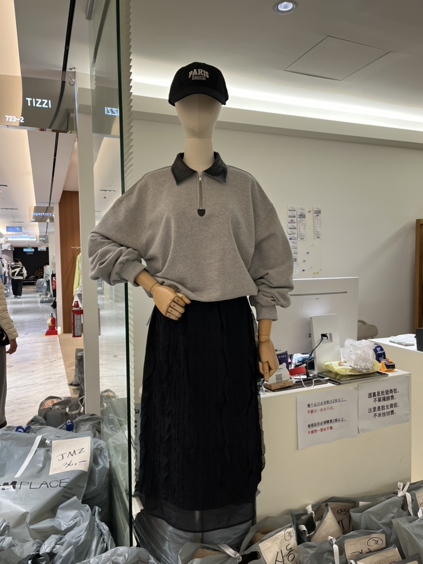 TIZZI韓國代購女裝新品推薦人氣熱賣25春夏真品時尚職業裙子TIZZI裙子