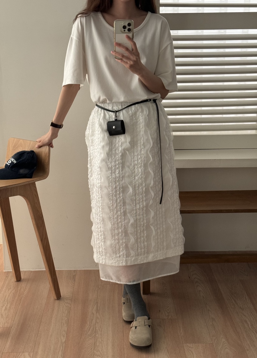 TIZZI韓國代購女裝新品推薦人氣熱賣25春夏真品時尚職業裙子TIZZI裙子