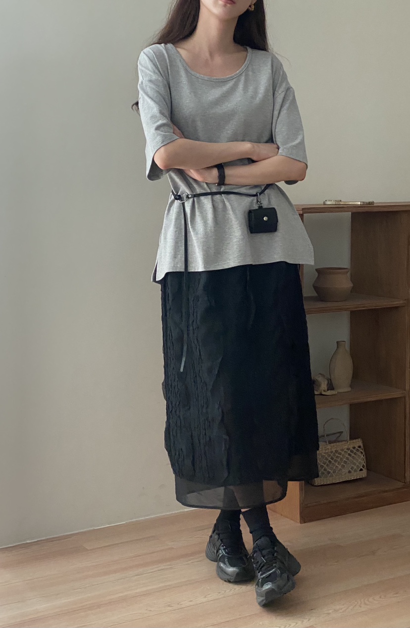 TIZZI韓國代購女裝新品推薦人氣熱賣25春夏真品時尚職業裙子TIZZI裙子