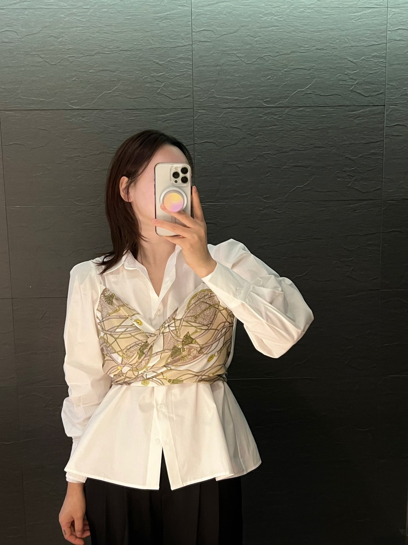 VERNI韓國直郵女裝新款推薦熱賣時尚真品職業25春夏襯衫蕾絲衫VERNI襯衫/蕾絲衫