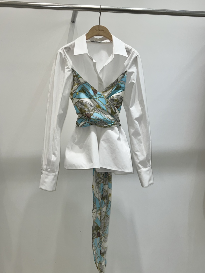 VERNI韓國直郵女裝新款推薦熱賣時尚真品職業25春夏襯衫蕾絲衫VERNI襯衫/蕾絲衫圖色3