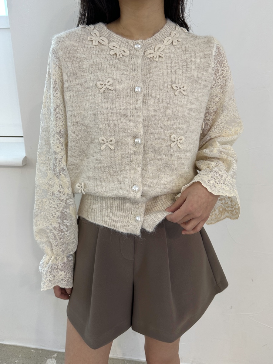 CLASSY-O韓國代購女士新品人氣休閑真品時尚針織衫蝴蝶結開衫CLASSY-O針織衫