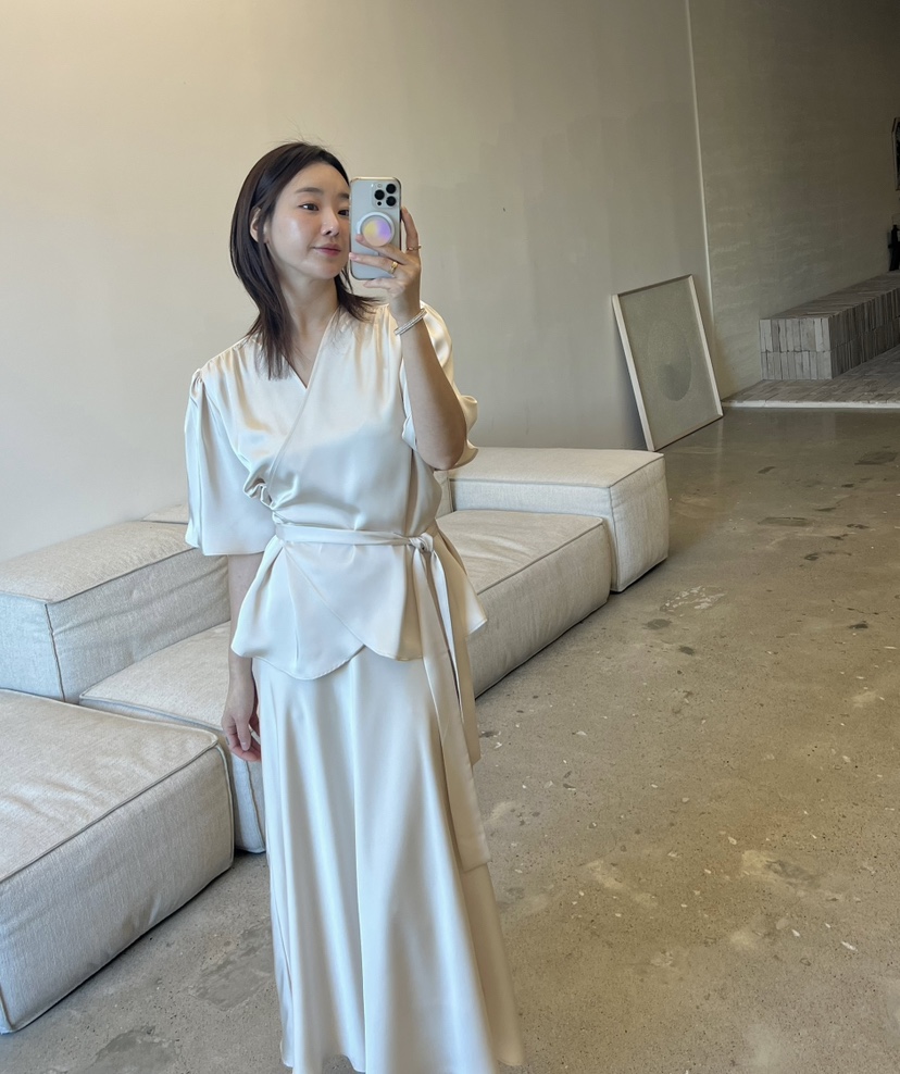 VERNI韓國直郵女裝新品時尚熱賣推薦職業人氣休閑真品25春夏長裙VERNI長裙