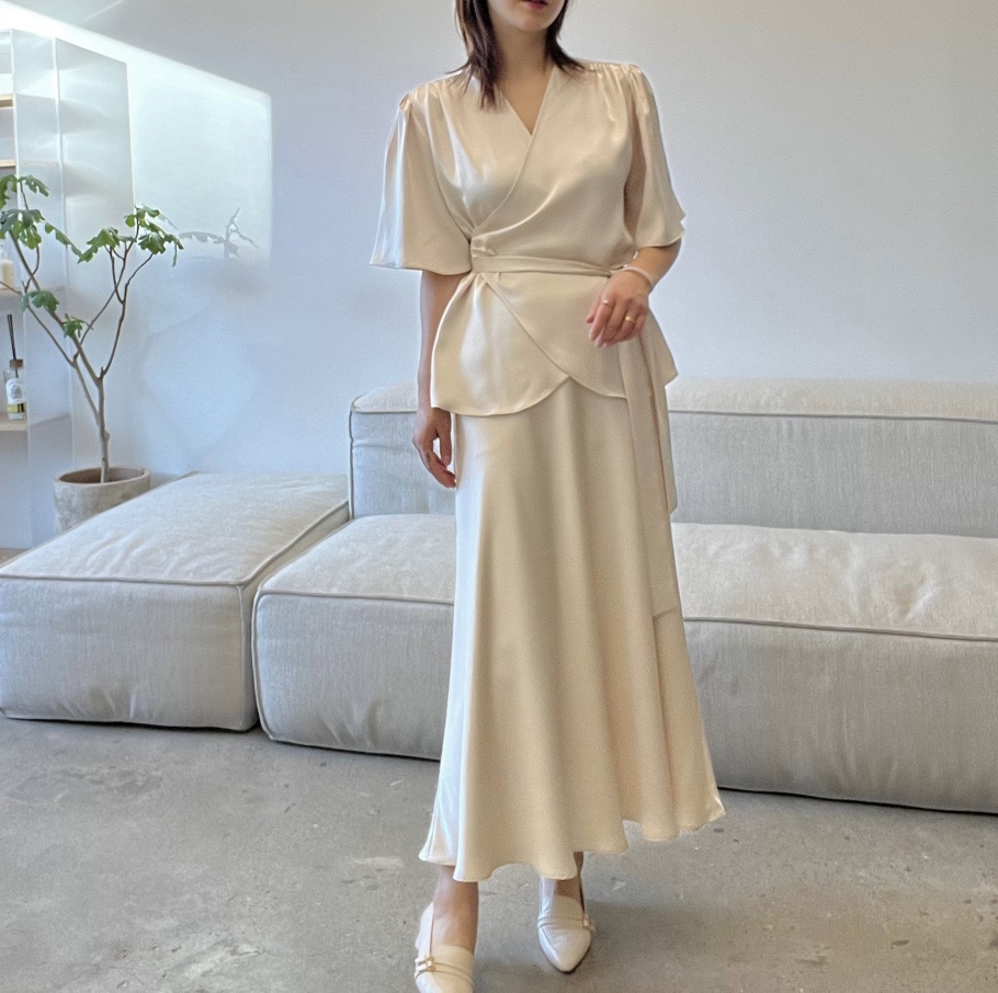 VERNI韓國直郵女裝新品時尚熱賣推薦職業人氣休閑真品25春夏長裙VERNI長裙