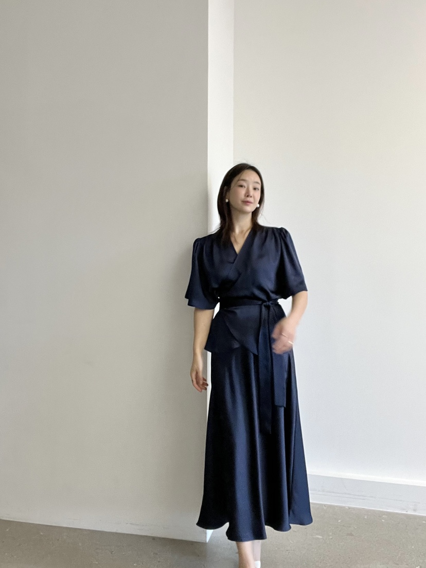VERNI韓國直郵女裝新品時尚熱賣推薦職業人氣休閑真品25春夏長裙VERNI長裙