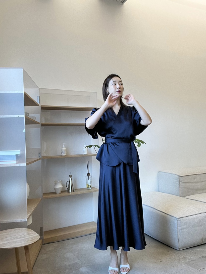 VERNI韓國直郵女裝新品時尚熱賣推薦職業人氣休閑真品25春夏長裙VERNI長裙