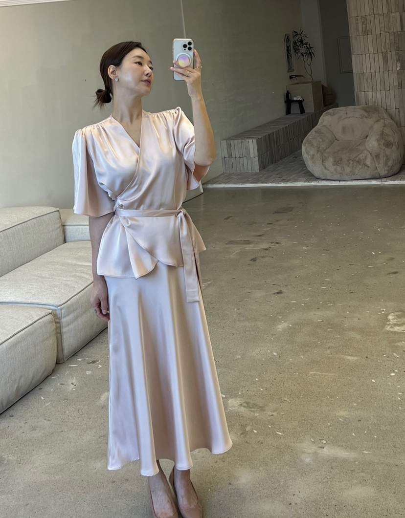 VERNI韓國直郵女裝新品時尚熱賣推薦職業人氣休閑真品25春夏長裙VERNI長裙