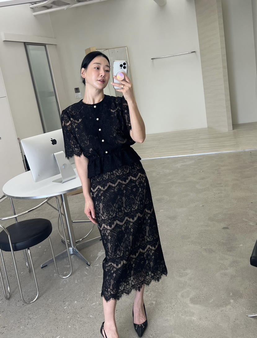 VERNI東大門實拍女士新品推薦真品休閑職業25春夏襯衫蕾絲衫VERNI襯衫/蕾絲衫