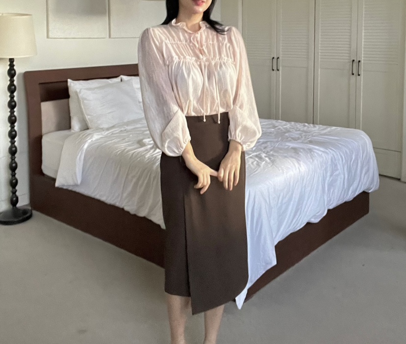 VERNI韓國代購女裝新款休閑人氣25春夏職業推薦半身裙中短裙VERNI半身裙/中短裙