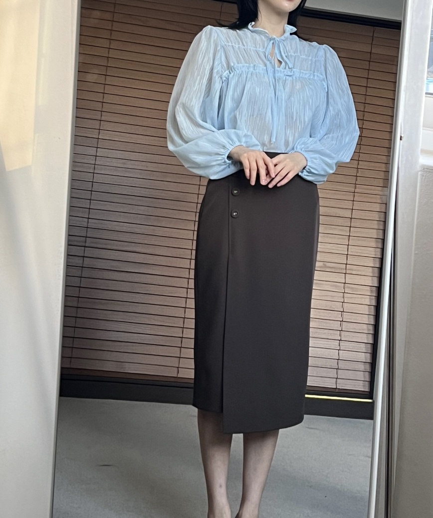 VERNI韓國代購女裝新款休閑人氣25春夏職業推薦半身裙中短裙VERNI半身裙/中短裙