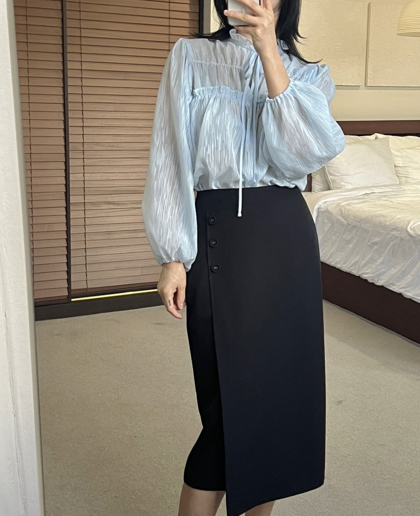 VERNI韓國代購女裝新款休閑人氣25春夏職業推薦半身裙中短裙VERNI半身裙/中短裙