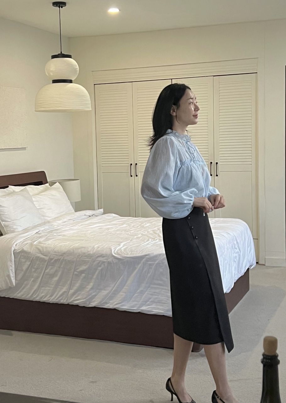 VERNI韓國代購女裝新款休閑人氣25春夏職業推薦半身裙中短裙VERNI半身裙/中短裙