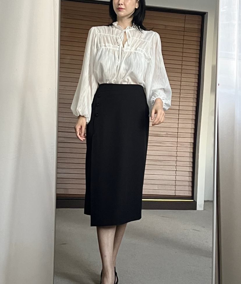 VERNI韓國代購女裝新款休閑人氣25春夏職業推薦半身裙中短裙VERNI半身裙/中短裙