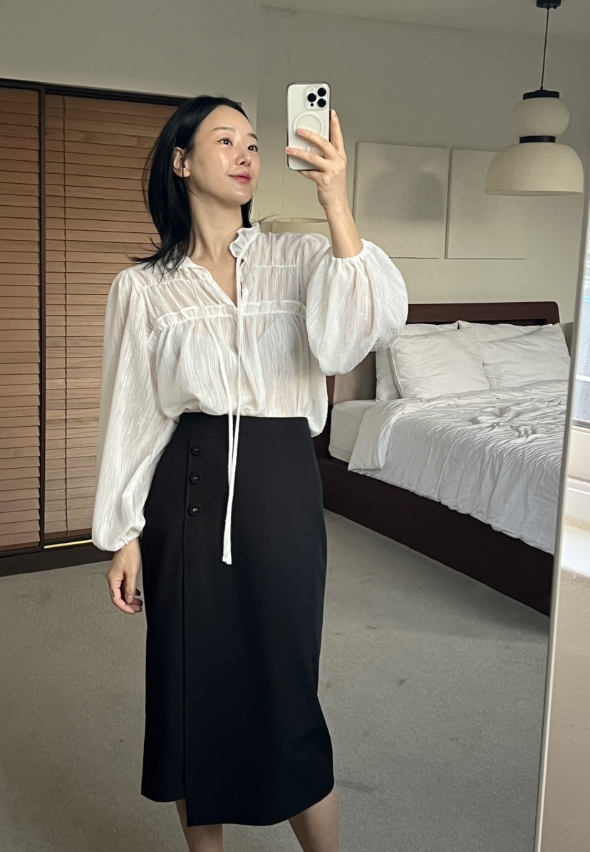 VERNI韓國代購女裝新款休閑人氣25春夏職業推薦半身裙中短裙VERNI半身裙/中短裙