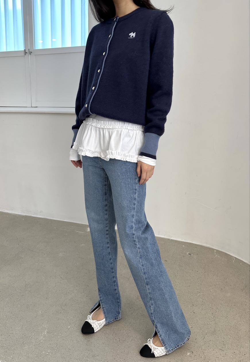 CLASSY-O東大門實拍女裝新品熱賣職業人氣真品長袖T恤荷葉邊CLASSY-O長袖T恤