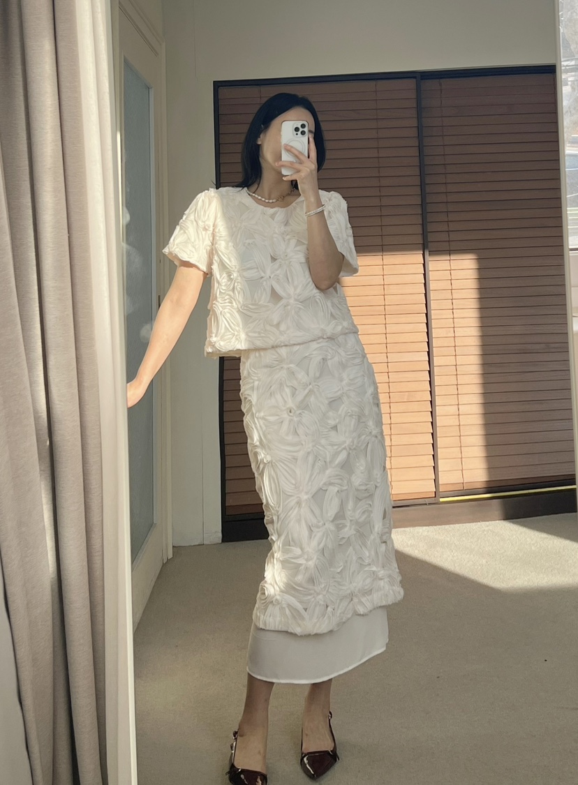 VERNI韓國直郵女士新款人氣休閑熱賣25春夏真品職業推薦長裙VERNI長裙
