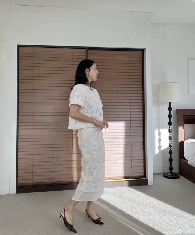 VERNI韓國直郵女士新款人氣休閑熱賣25春夏真品職業推薦長裙VERNI長裙