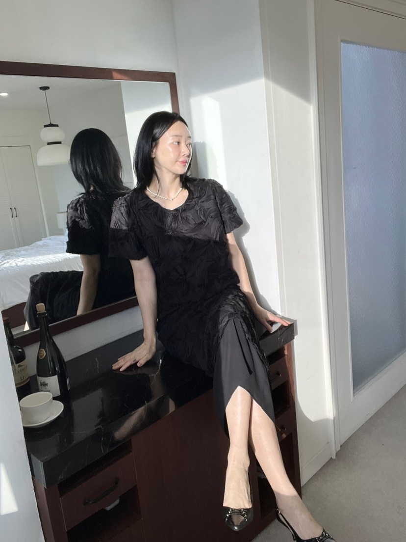 VERNI韓國直郵女士新款人氣休閑熱賣25春夏真品職業推薦長裙VERNI長裙