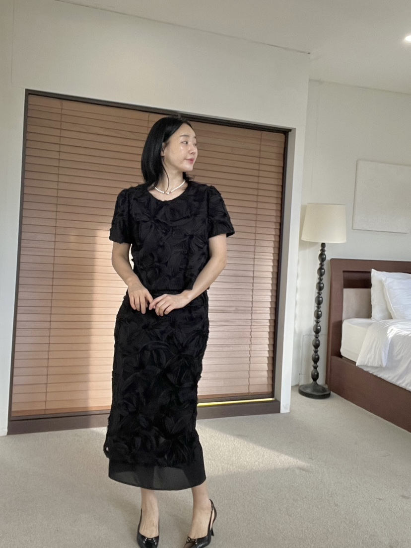VERNI韓國直郵女士新款人氣休閑熱賣25春夏真品職業推薦長裙VERNI長裙