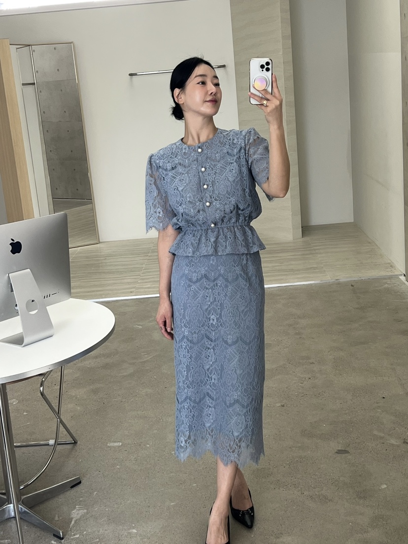 VERNI韓國代購女士新款時尚人氣25春夏職業推薦休閑熱賣長裙VERNI長裙