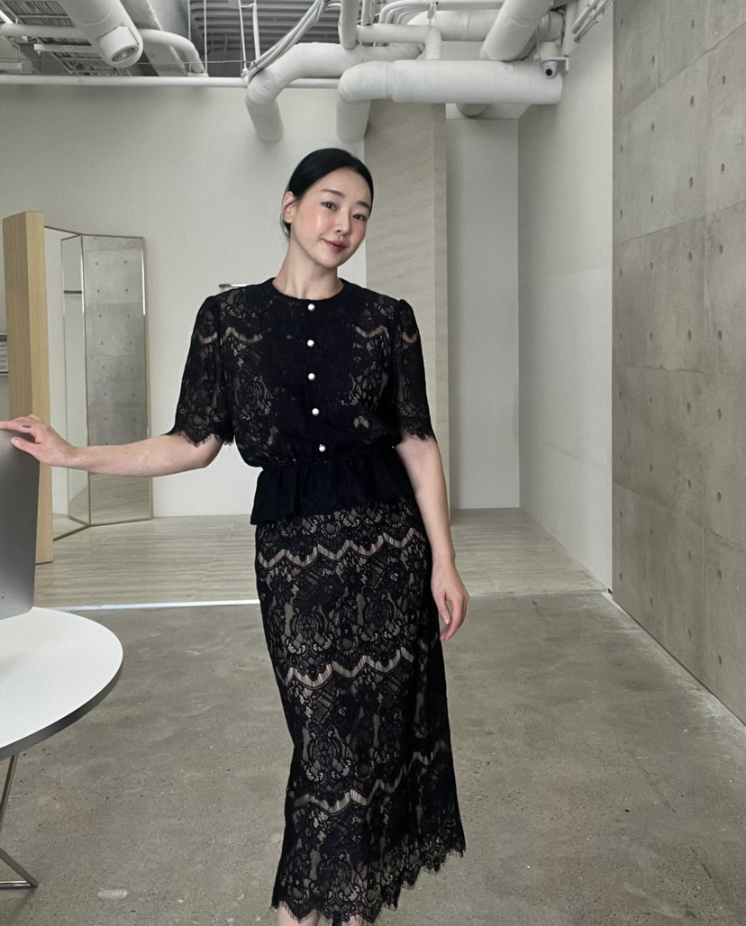 VERNI韓國代購女士新款時尚人氣25春夏職業推薦休閑熱賣長裙VERNI長裙