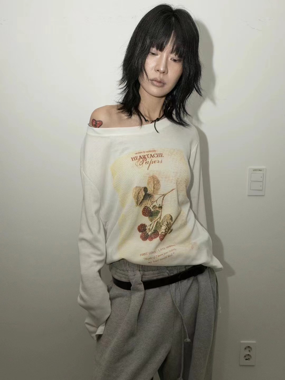CLEVERGARDEN東大門實拍女裝新品推薦職業25春夏人氣長袖T恤CLEVERGARDEN長袖T恤