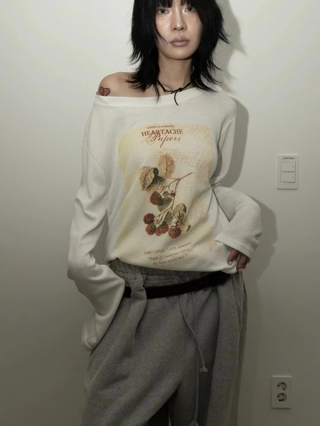 CLEVERGARDEN東大門實拍女裝新品推薦職業25春夏人氣長袖T恤CLEVERGARDEN長袖T恤
