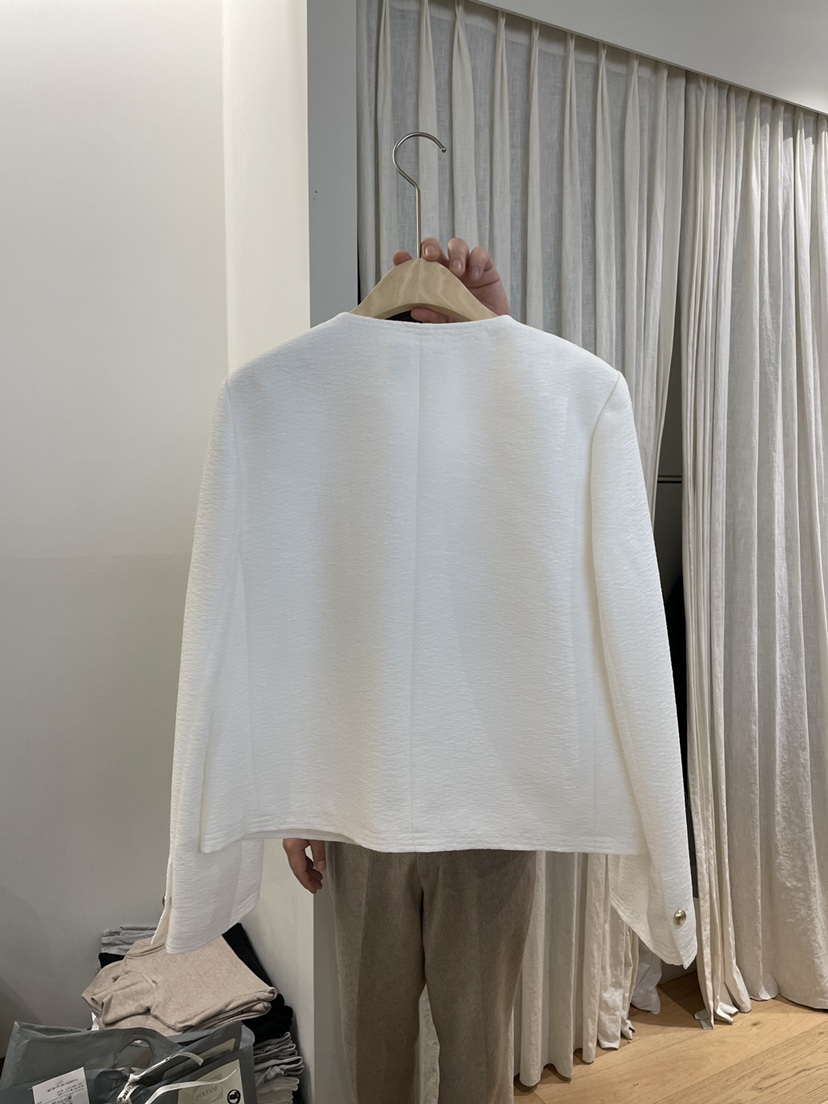 MOVENNE韓國代購女士新品熱賣25春夏推薦休閑人氣夾克粗花呢MOVENNE夾克