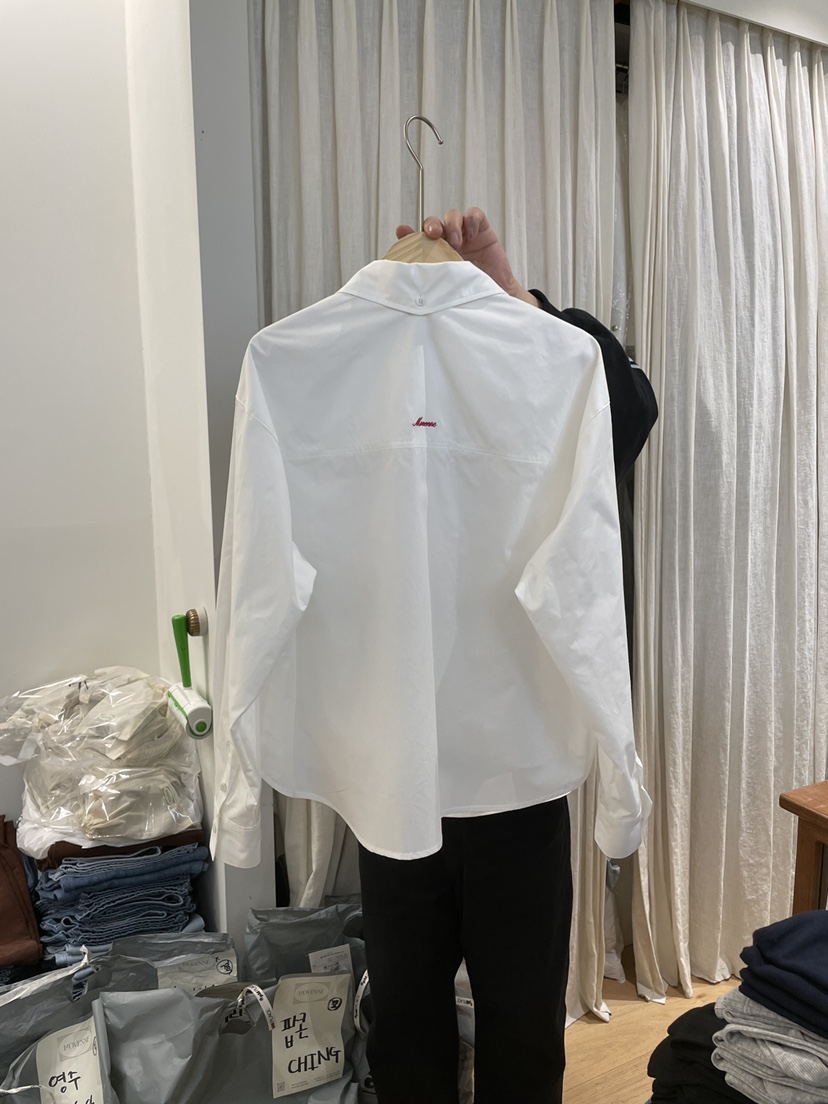 MOVENNE韓國代購女裝新款25春夏時尚推薦真品職業襯衫蕾絲衫MOVENNE襯衫/蕾絲衫