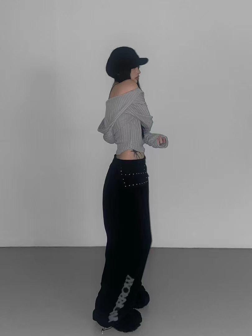 CLEVERGARDEN東大門實拍女裝新款職業熱賣真品休閑針織衫兜帽CLEVERGARDEN針織衫