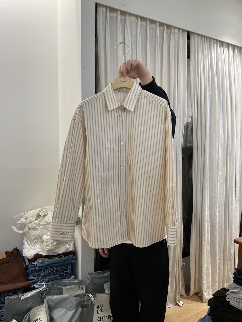 MOVENNE東大門實拍女士新品職業25春夏真品推薦時尚襯衫蕾絲衫MOVENNE襯衫/蕾絲衫圖色2