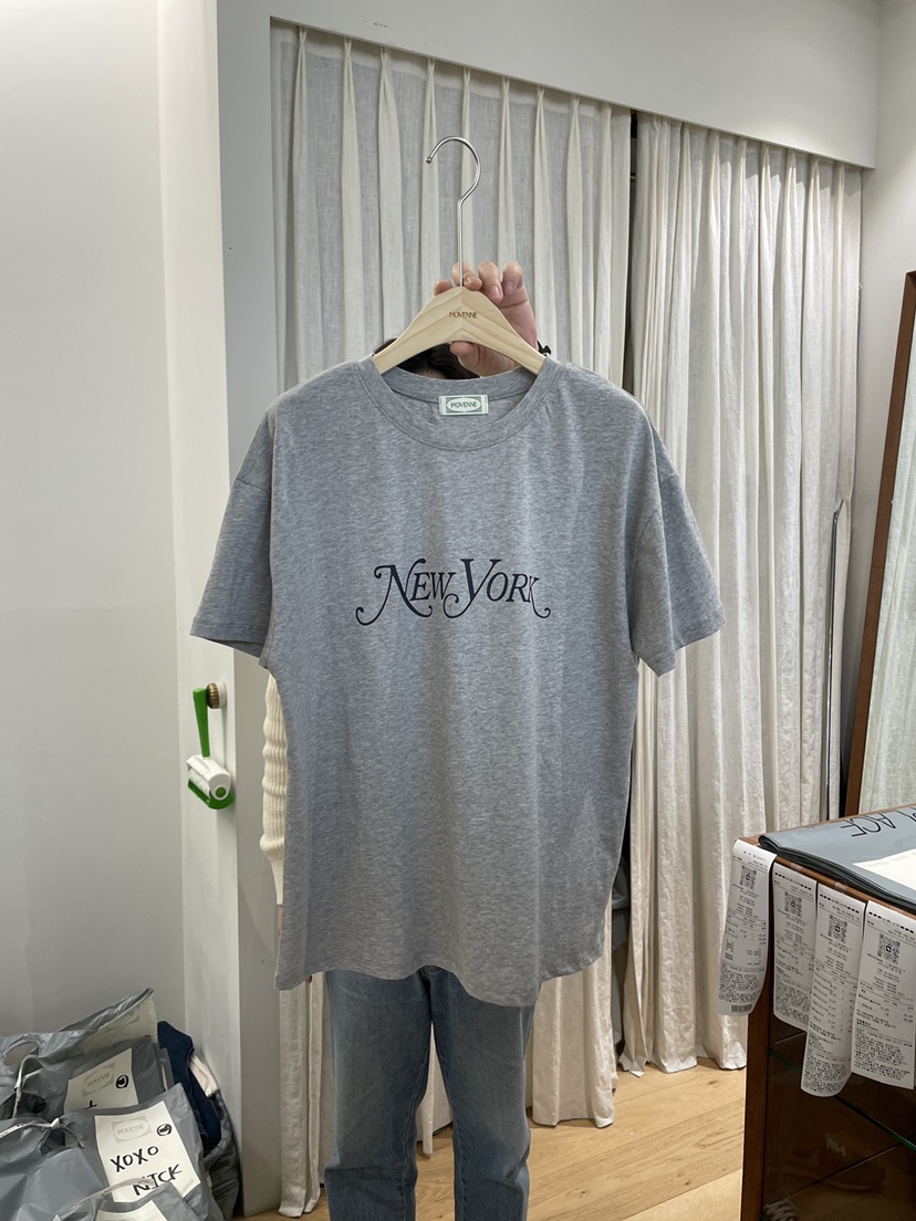 MOVENNE韓國代購女士新品推薦休閑真品職業熱賣25春夏人氣T恤MOVENNET恤圖色2
