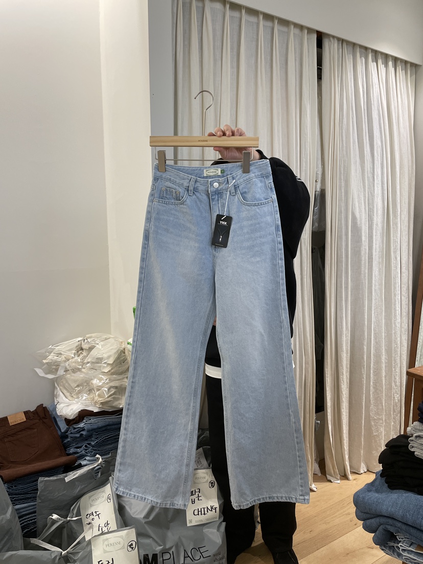 MOVENNE東大門直郵女裝新品職業25春夏時尚休閑推薦熱賣牛仔褲MOVENNE牛仔褲