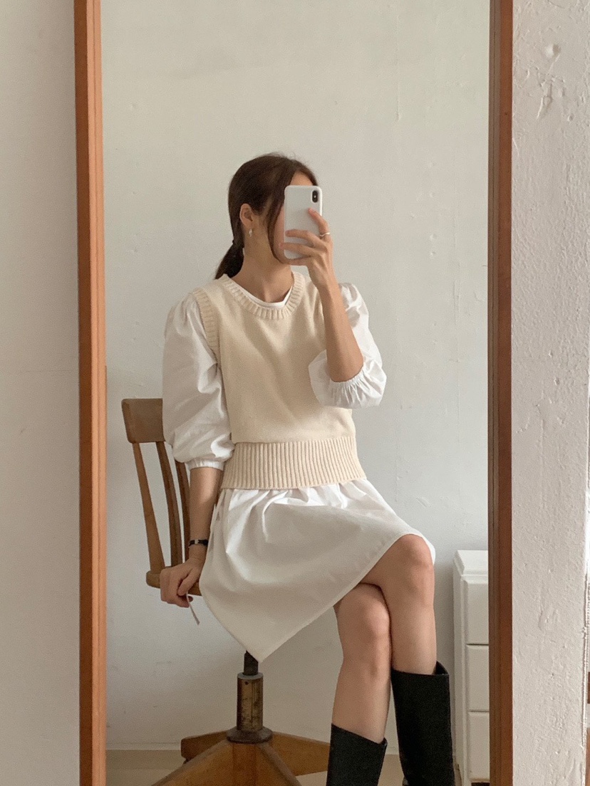 WOOD韓國直郵女裝新品真品25春夏推薦熱賣時尚職業吊帶背心WOOD吊帶/背心