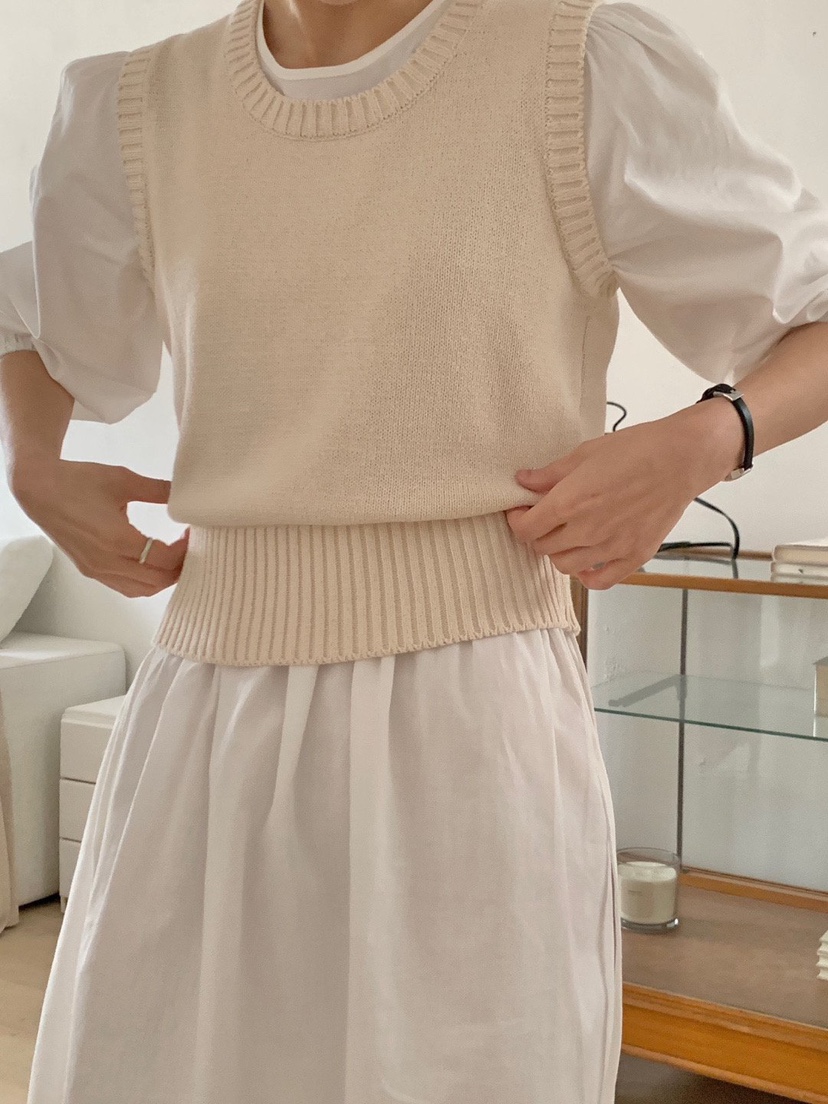 WOOD韓國直郵女裝新品真品25春夏推薦熱賣時尚職業吊帶背心WOOD吊帶/背心