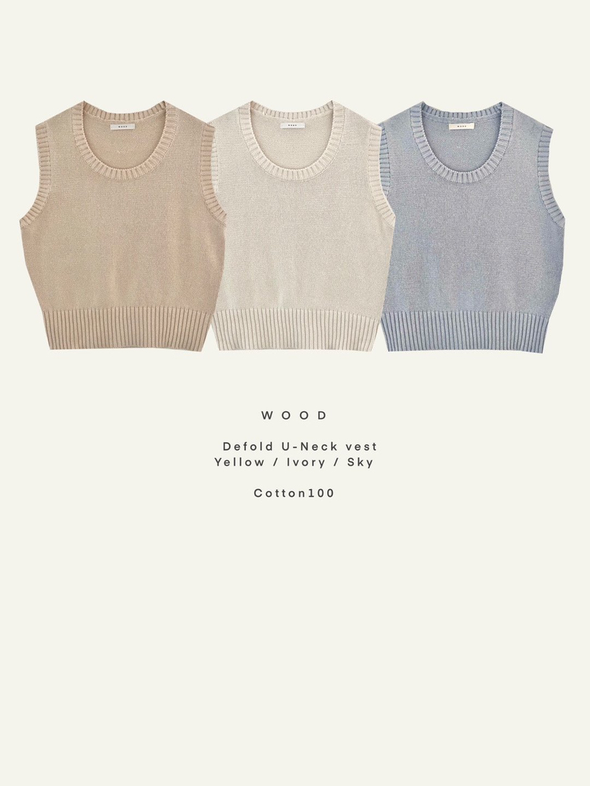 WOOD韓國直郵女裝新品真品25春夏推薦熱賣時尚職業吊帶背心WOOD吊帶/背心