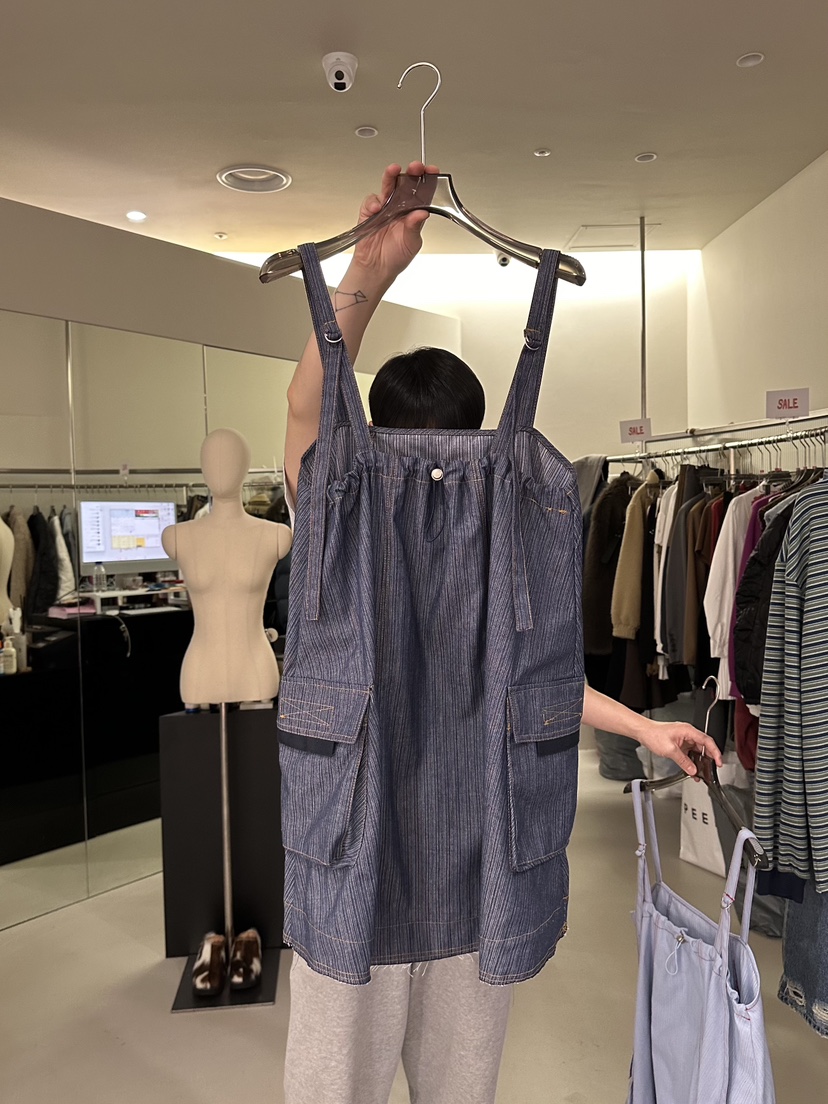 PRETZEL韓國直郵女士新品人氣25春夏休閑真品職業時尚連衣裙PRETZEL連衣裙圖色2